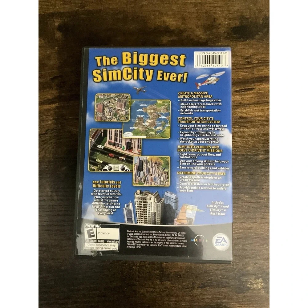 Sim City 4 Deluxe Edition PC Game 2003 Complete Tested